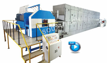 multiside rotary pulp moulding machinery